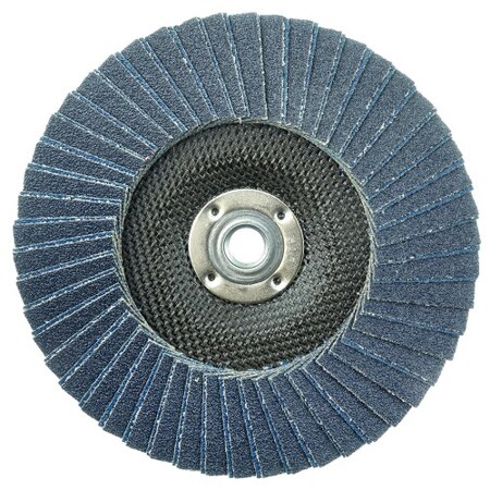 Weiler 7" Tiger X Flap Disc, Flat (TY27), Phenolic Backing, 60Z, 5/8-11" 51233
